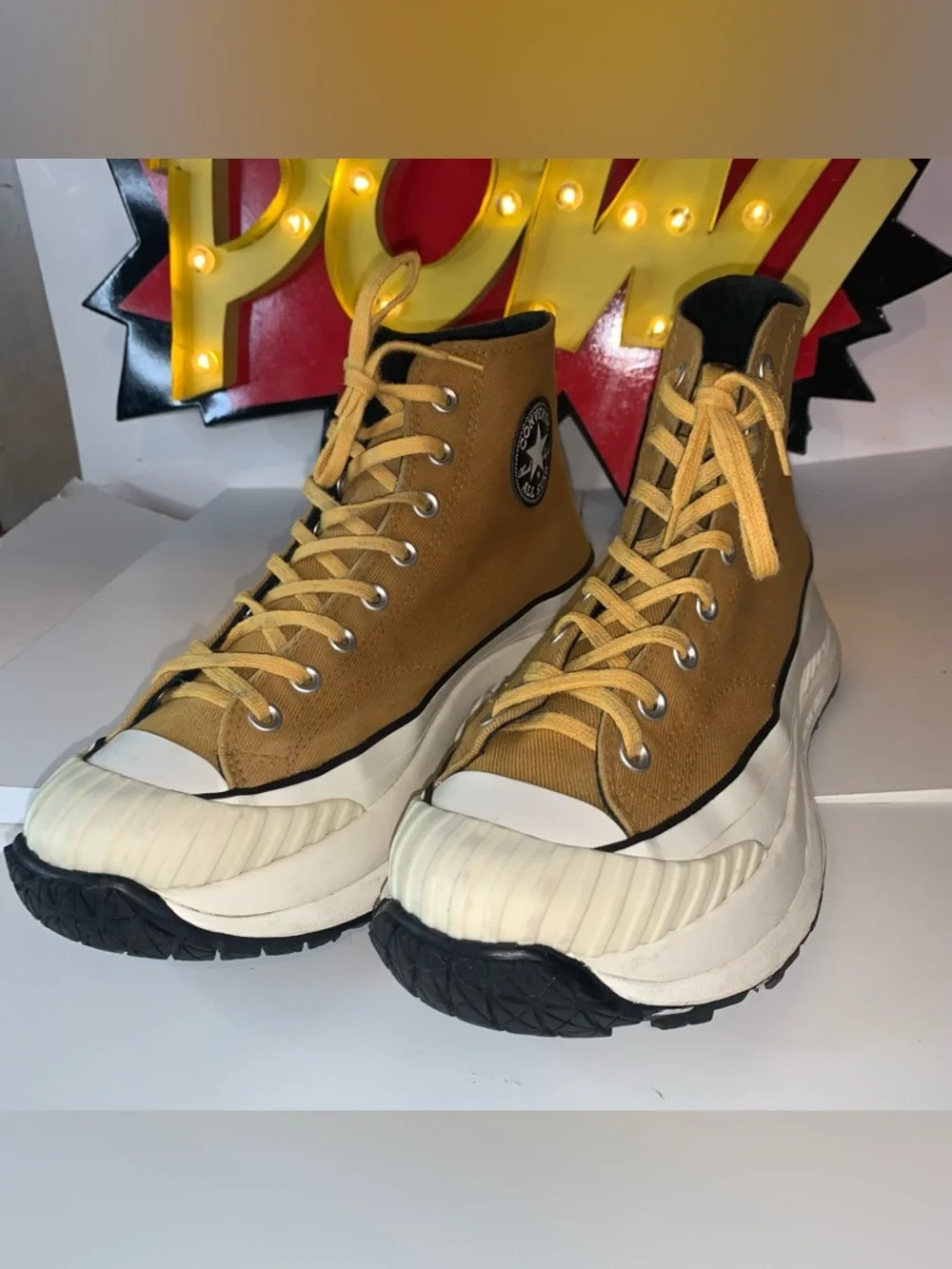 Converse Chuck 70 AT-CX High platform - Bunt Honey; Men’s 10.5 -Used No Box - Picture 5 of 11